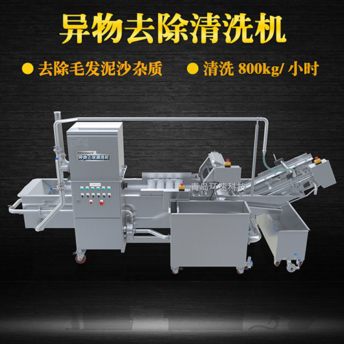 果蔬物料清洗機，氣泡清洗，清洗800kg小時